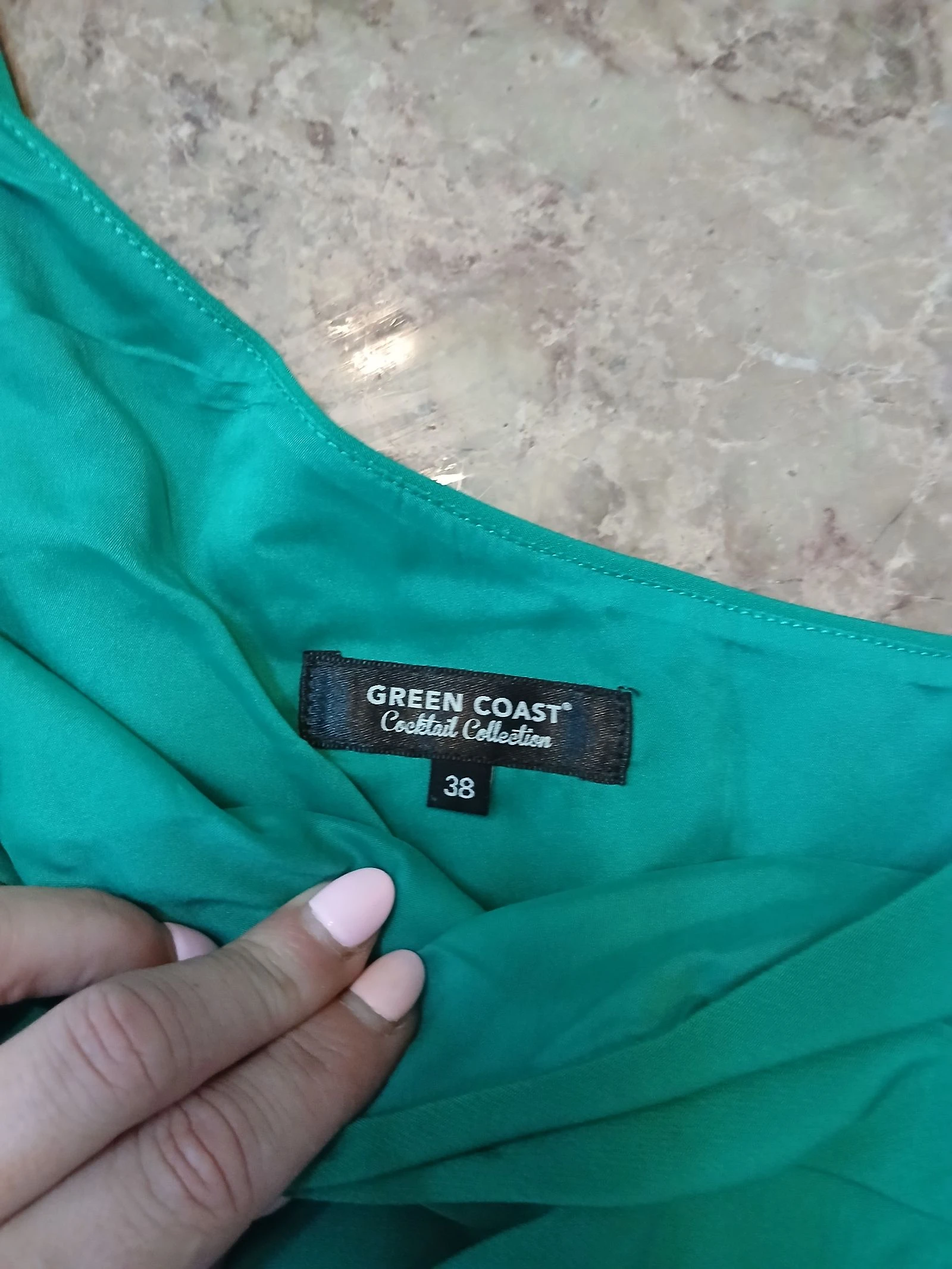 Green Coast One-Shoulder Jumpsuit – photo 5